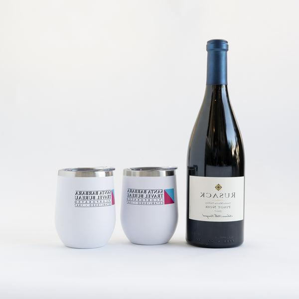 Wine with Custom Branded Tumblers